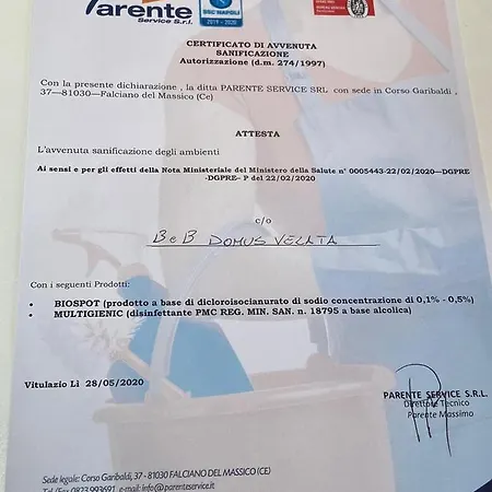 לינה וארוחת בוקר Domusvelata 4*